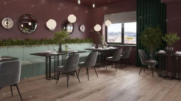 Кварц-виниловая плитка Alpine Floor Premium XL Дуб Персиковый ЕСО 7-20, 8 мм. 43 класс в Перми