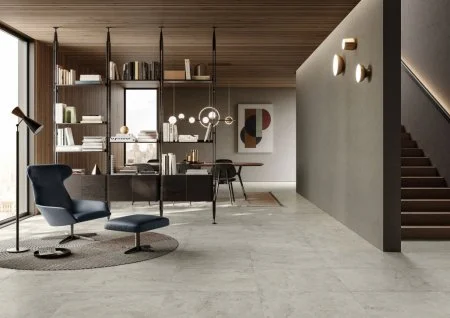 Керамогранит Italon Метрополис Абсолют Сильвер 80х80 (Натуральная и Реттифицированная) в Перми