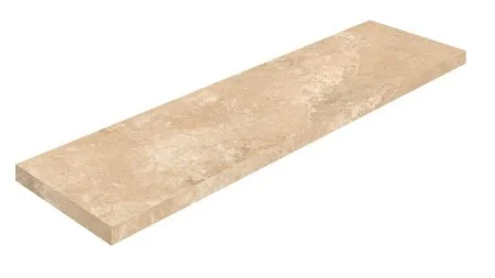 Керамогранит Coliseum Аурелия Беж Ступень угловая левая (Натуральный, 33х120) в Перми