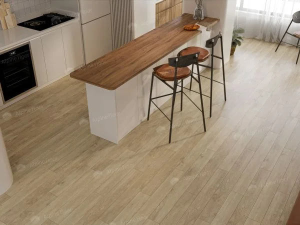 Каменно-полимерная плитка Alpine Floor Grand Sequoia Village Миндаль ECO 11-607 4мм, 43 класс в Перми