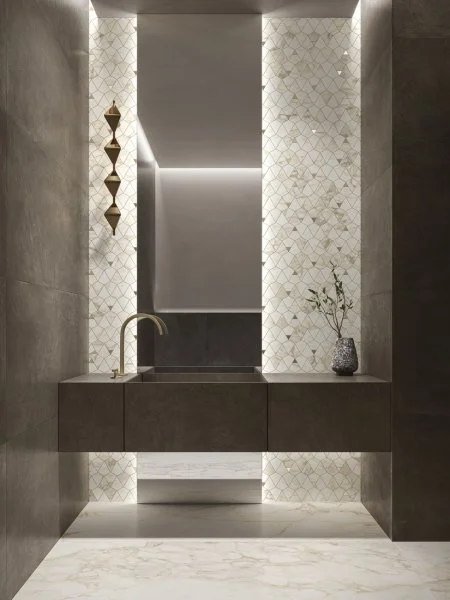 Керамогранит Italon Этернум Каррара Мозаика Вертекс 25.8х30 (Натуральная) в Перми