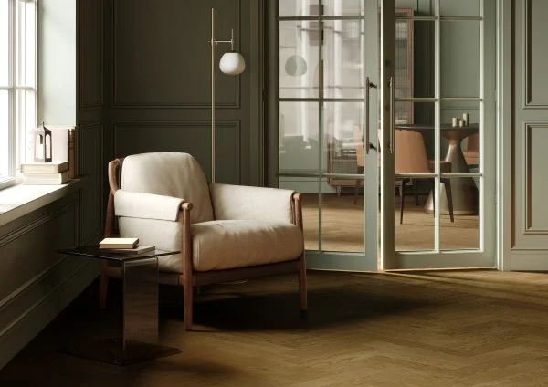 Паркетная доска Quartz Parquet Штучный паркет Дуб Кедровый Латте 44-1258-59 в Перми