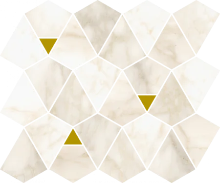 Керамогранит Italon Этернум Каррара Мозаика Вертекс 25.8х30 (Натуральная) в Перми