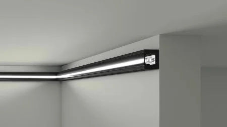 Профиль NMC Wallstyl IL12 Black (25х20х2000мм) в Перми