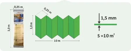 Подложка Солид 1,5мм для LVT ANTI SLIP (10м2) в Перми
