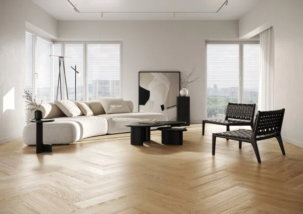 Паркетная доска Quartz Parquet Английская Ёлка Дуб Тоскана 33-407 в Перми