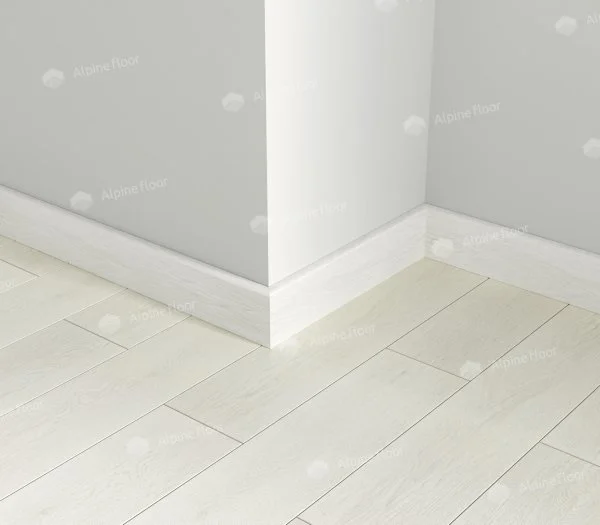 Кварцевый плинтус Alpine Floor Parquet Light 13-0 Белый в Перми