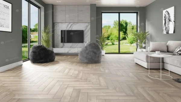 Кварц-виниловая плитка Alpine Floor Parquet Дуб Натуральный Отбеленный ЕСО 16-5 2.5 мм. 43 класс в Перми