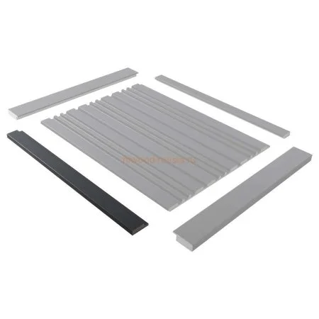 Финишный молдинг LF124A GR3 правый декорированный (42х12х2700мм) в Перми