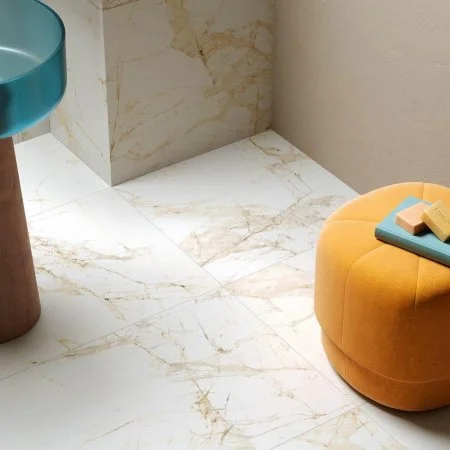 Керамогранит Coliseum Канова Уайт 60х120 (Натуральный и Реттифицированный) в Перми