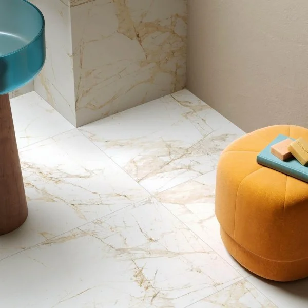 Керамогранит Coliseum Канова Уайт 60х120 (Натуральный и Реттифицированный) в Перми