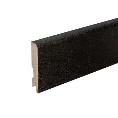 Плинтус MDF Bonkeel 24034 Чёрный Лофт (80х16х2400 мм) в Перми