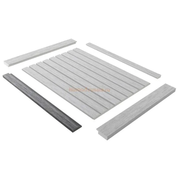 Финишный молдинг LF124A GN68 правый декорированный (42х12х2700мм) в Перми