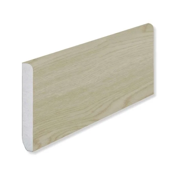 Кварцевый плинтус Fargo 18001-35 Ясень Белый 80х11х2200 мм в Перми