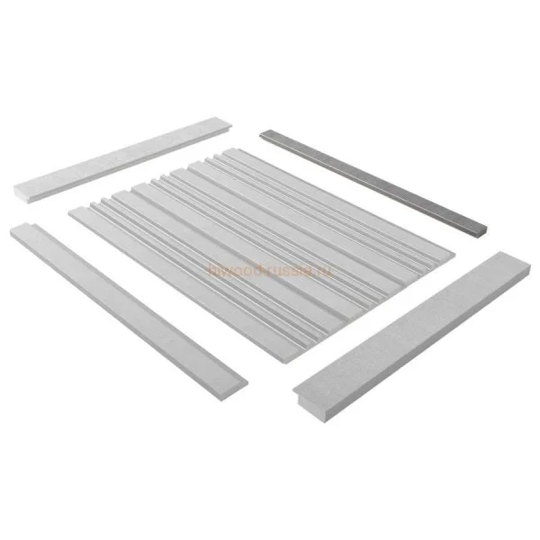 Финишный молдинг LF124B S339S левый декорированный (31х12х2700мм) в Перми