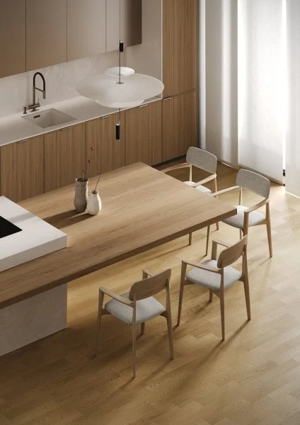 Паркетная доска Quartz Parquet Штучный паркет Дуб Шампань 44-414 в Перми