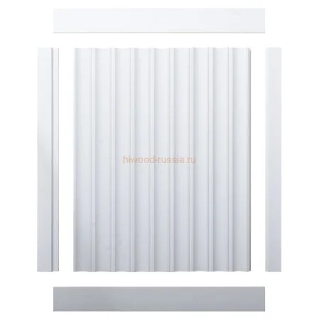 Финишный молдинг LF124B NP левый белый (31х12х2700мм) в Перми