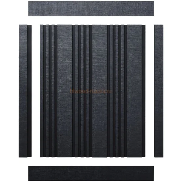 Финишный молдинг LF124B BK114K левый декорированный (31х12х2700мм) в Перми