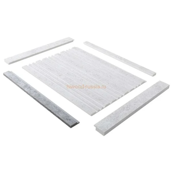 Финишный молдинг LF124A W50 правый декорированный (42х12х2700мм) в Перми