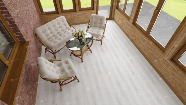 Каменно-полимерная плитка Alpine Floor Classic Дуб Выбеленный ECO 182-8, 4мм 43 класс в Перми