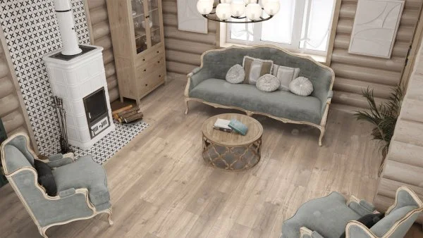 Каменно-полимерная плитка Alpine Floor Real Wood Дуб Натуральный ECO 2-5, 6 мм 43 класс в Перми