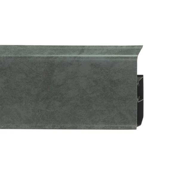 Пластиковый плинтус Royce №340 Мрамор Тёмный (80х24х2200мм) в Перми