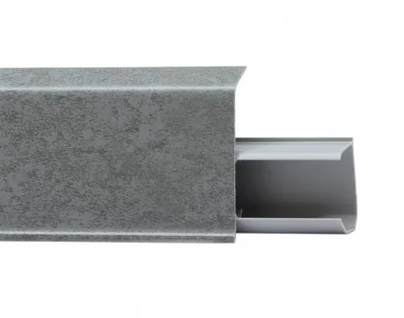 Пластиковый плинтус Royce №551 Грей (55х23х2200мм) в Перми