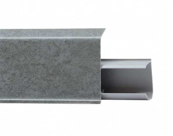 Пластиковый плинтус Royce №551 Грей (55х23х2200мм) в Перми