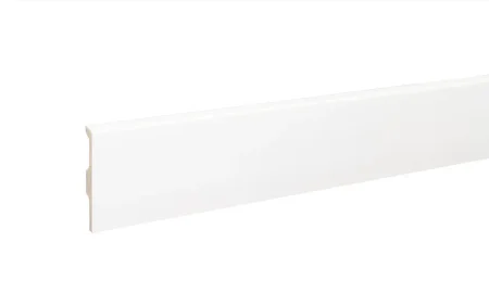 Плинтус дюрополимерный Bonkeel 01 Белый (80х14х2000 мм) в Перми