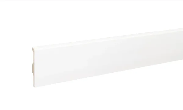 Плинтус дюрополимерный Bonkeel 01 Белый (80х14х2000 мм) в Перми