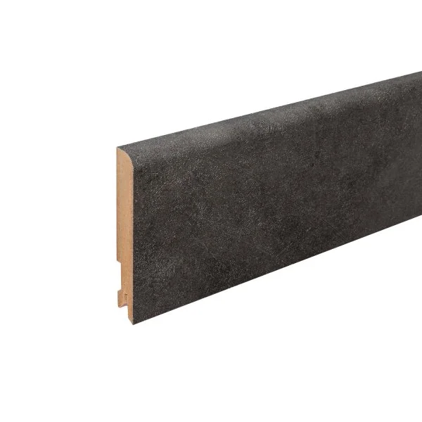Плинтус MDF Bonkeel 24064 Бетон Лофт Графит (100х16х2400 мм) в Перми