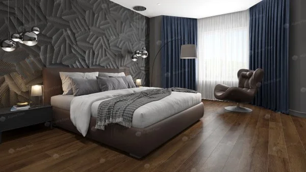 Кварц-виниловая плитка Alpine Floor Premium XL Дуб Шоколадный ЕСО 7-18, 8 мм. 43 класс в Перми