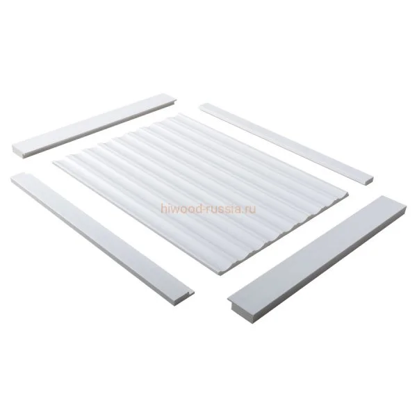 Финишный молдинг LF124A NP правый белый (42х12х2700мм) в Перми