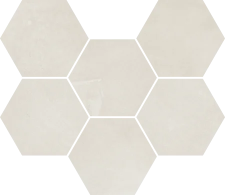 Керамогранит Italon Континуум Полар Мозаика Гексагон (Натуральная 25х29) в Перми
