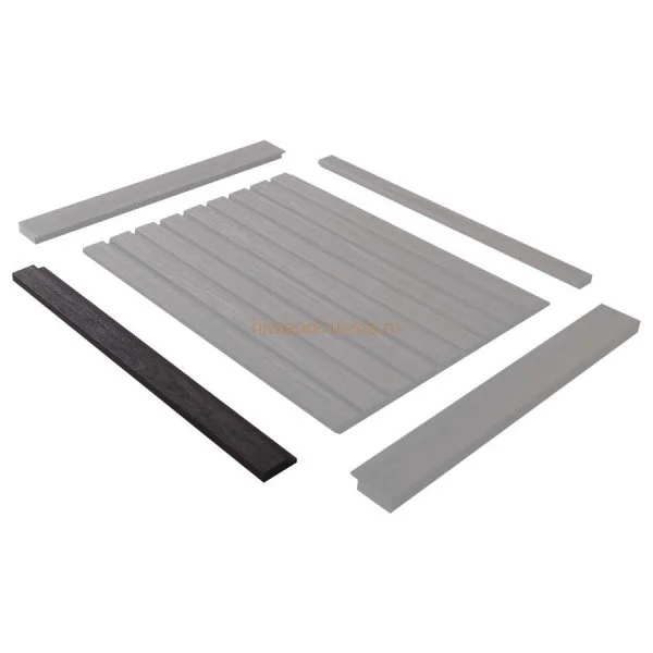 Финишный молдинг LF124A BR395 правый декорированный (42х12х2700мм) в Перми