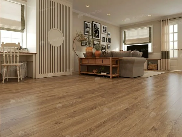 Каменно-полимерная плитка Alpine Floor Grand Sequoia Village Макадамия ECO 11-1007 4мм, 43 класс в Перми