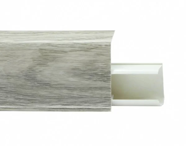 Пластиковый плинтус Royce №549 Дуб Альба (55х23х2200мм) в Перми