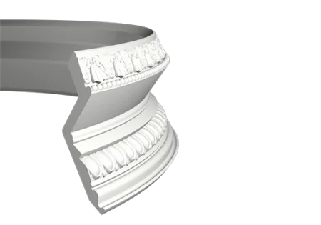 Карниз Европласт 1.50.137 гибкий 2,0 м в Перми