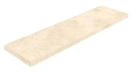 Керамогранит Coliseum Аурелия Уайт Ступень угловая левая (Натуральный, 33х120) в Перми