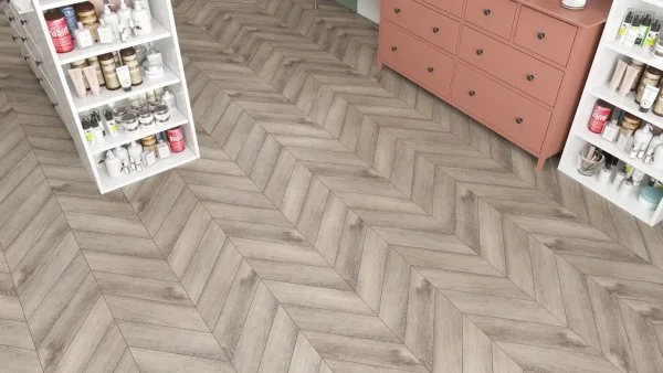 Кварц-виниловая плитка Alpine Floor Chevron Дуб Исида ECO 20-8 (2,5 мм. 43 класс) в Перми