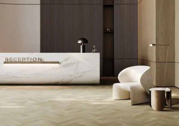 Кварц-виниловая плитка Fargo Herringbone 44-653-41 Дуб Атлантик в Перми