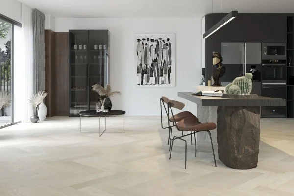 Паркетная доска Quartz Parquet Английская Ёлка Дуб Песочный 33-408 в Перми