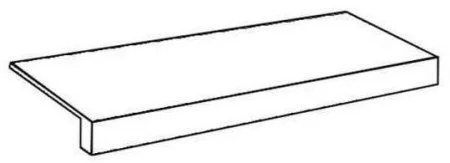 Керамогранит Italon Метрополис Графит Дарк Ступень Фронт 33х120 (Натур) в Перми