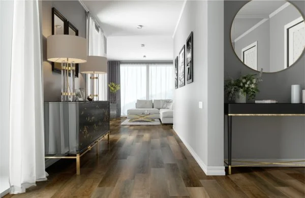 Кварц-виниловая плитка Refloor Fargo Comfort 61W921 Дуб Прага (Градиент) в Перми