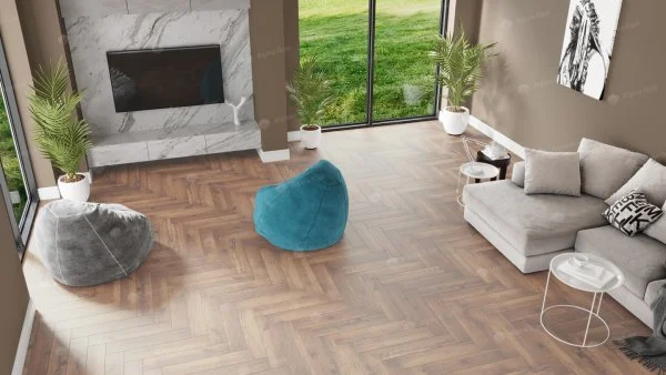 Каменно-полимерная плитка Alpine Floor Parqet Light Дуб Royal ECO 13-2, 4 мм 43 класс в Перми