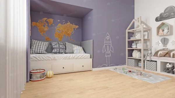 Каменно-полимерная плитка Alpine Floor Classic Дуб Ваниль Селект ECO 106-3, 4мм 43 класс в Перми