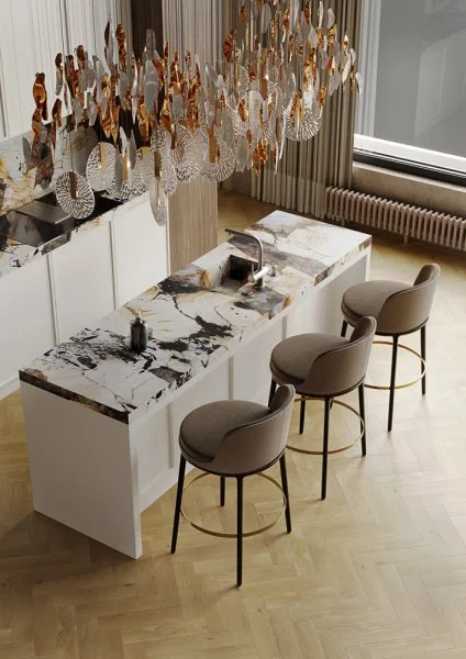 Кварц-виниловая плитка Fargo Herringbone 44-720-16 Дуб Копенгаген в Перми