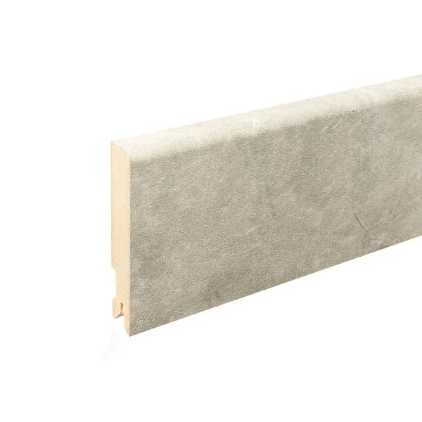Плинтус MDF Bonkeel 24066 Бетон Лофт Светлый (80х16х2400 мм) в Перми