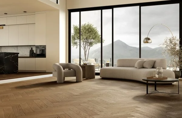 Паркетная доска Quartz Parquet Английская Ёлка Дуб Рустикальный 33-410 в Перми