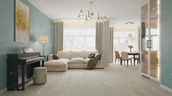 Каменно-полимерная плитка Alpine Floor Solo Модерато ECO 14-11, 3,5 мм 34 класс в Перми